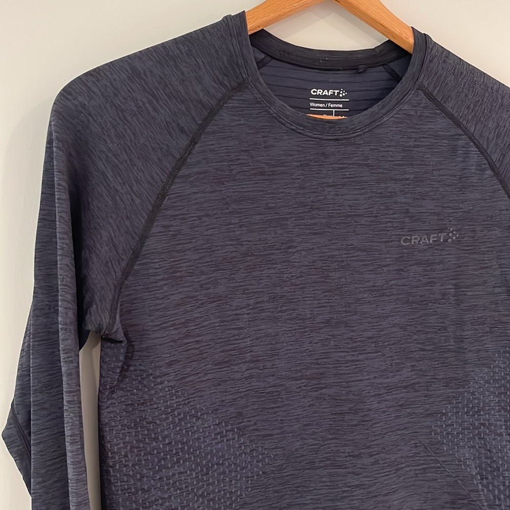 CRAFT Core Dry Active Comfort Long Sleeve Base Layer Cycling Athletic Seamless - Picture 2 of 10